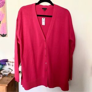 NWT Talbots Magenta Cardigan